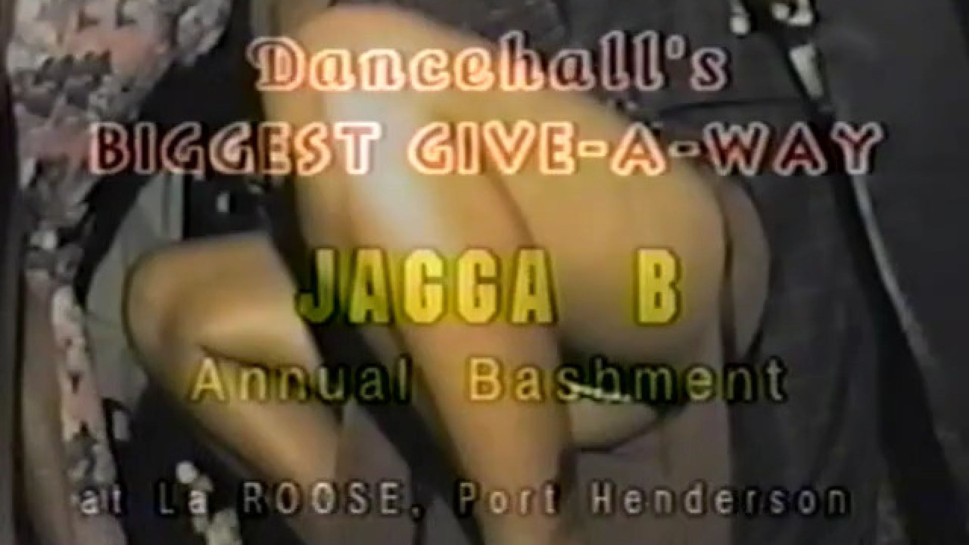 JAGGA B DANCE 1999 PT1 @ LA ROOSE PORTMORE JAMAICA