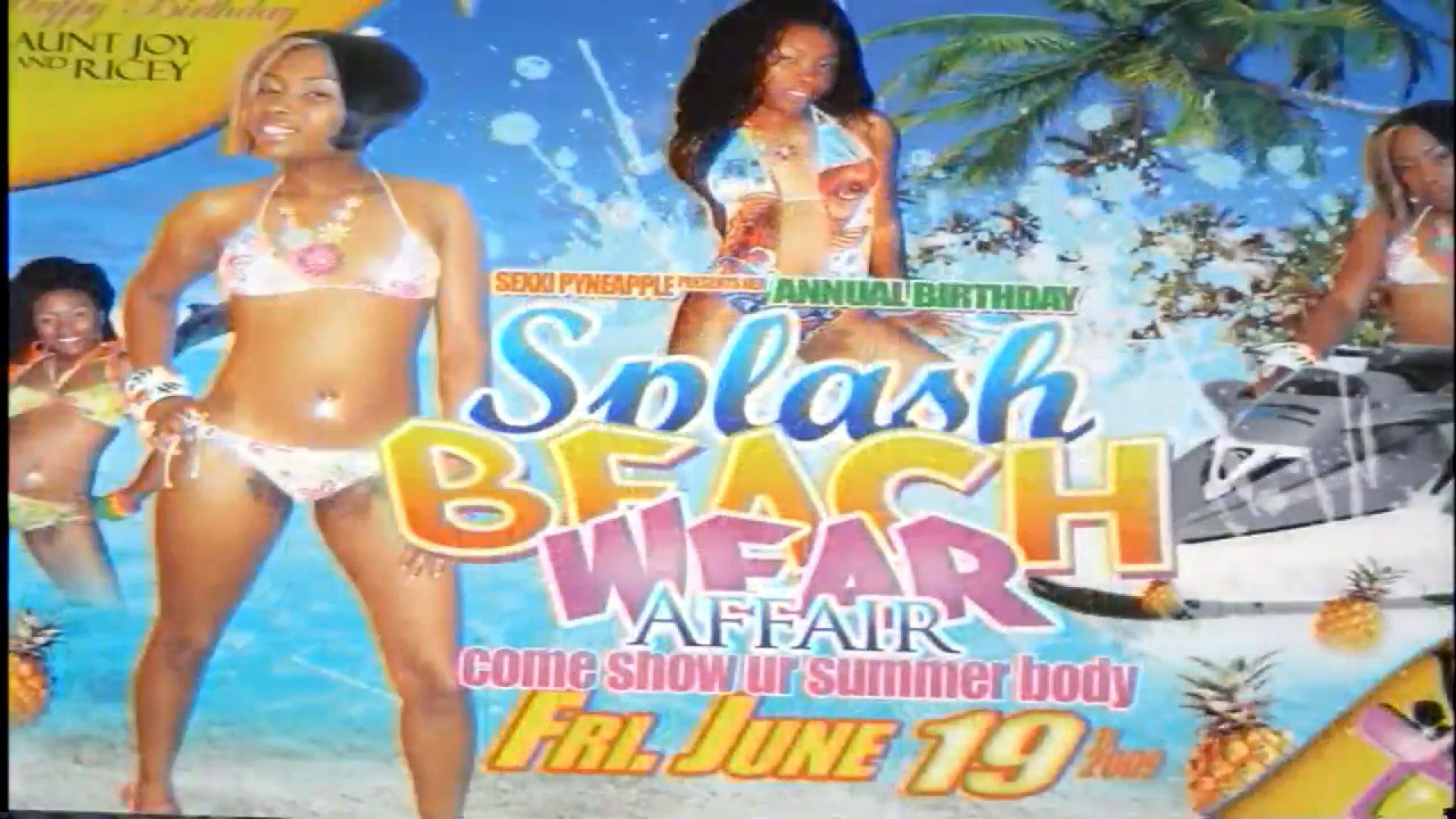 ⁣PyneApple Beach Splash Wear Affair 2009